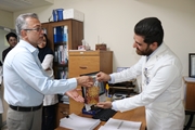 تقدیر از زحمات مسوول تغذیه بیمارستان