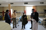 بازدید رییس اداره سلامت نوزادان و کودکان دانشگاه علوم پزشکی از بخش مراقب های ویژه کودکان