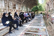 مراسم غبار روبی و گلباران مزار شهدای شیراز