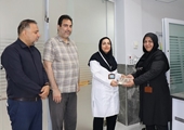 تقدیر از برگزیدگان عفاف و حجاب در بیمارستان آنکولوژی امیر