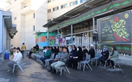 برگزاری آیین عزاداری محرم و قرائت زیارت عاشورا در بیمارستان آنکولوژی امیر